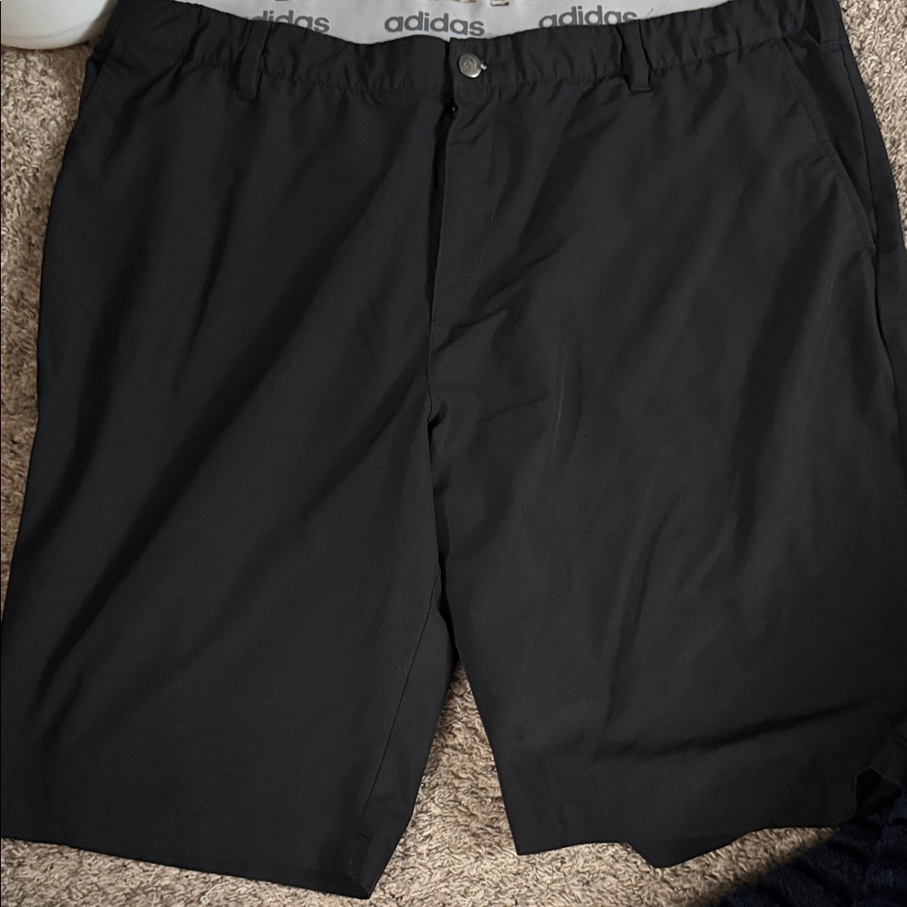 Adidas Men's Black Athletic Shorts